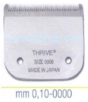 PETTINE - TESTINA PER TOSATRICE THRIVE 0.10 MM SIZE 0000