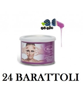 CERA EPILAZIONE ROIAL LIPOSOLUBILE 24 BARATTOLI 400 ML FRUTTI DI BOSCO