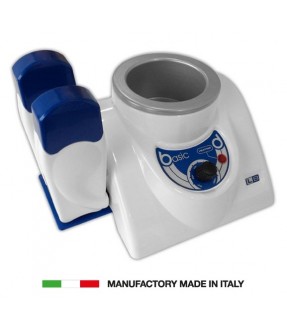 FORNELLO SCALDACERA IN PLASTICA  PER BARATTOLO DA 400 E 800 ML + 2 MANIPOLI SCALDACERA RULLO  MADE IN ITALY