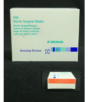 LAME BISTURI AESCULAP B.BRAUN N°20 100 PZ