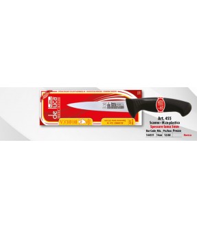 COLTELLO SCANNO MANICO IN PLASTICA 14 CM SPESSORE LAMA 3 MM LINEA HO.RE.CA. DE LUCA