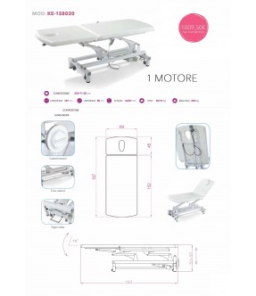 LETTINO ELETTRICO 1 MOTORE KEOPE KE-1S8020