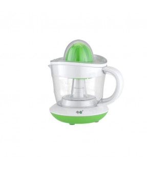 SPREMIAGRUMI ELETTRICO POTENZA 25W IN PLASTICA 0,80 LITRI DPM GLK322 TAPPO ANTIPOLVERE BIANCO VERDE ROTAZIONE BIDIREZIONALE