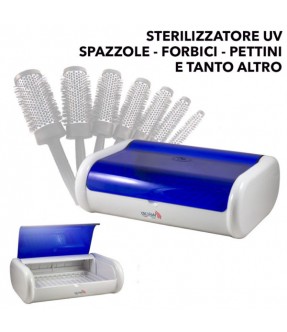 STERILIZZATORE UV PROFESSIONALE ANTIBATTERICO A CUPOLA MELCAP PER ATTREZZI SPAZZOLE FORBICI PETTINI ESTETISTA CENTRO ESTETICO SPA BARBIERE PARRUCCHIERE