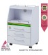 CARRELLO PORTATTREZZI KEOPALIA NIETDA BIANCO CON RUOTE 3 CASSETTI UV STERILIZZATORE E RIPIANO ESTRAIBILE KE-1T6010 PER PARRUCCHIERE BARBIERE ESTETISTA CENTRO ESTETICO SPA